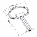 Uxcell Electrical Cabinet Key 5 5mm Hole Zinc Alloy Water Meter Box Safety 2pcs