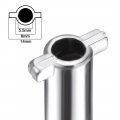 Uxcell Electrical Cabinet Key 5 5mm Hole Zinc Alloy Water Meter Box Safety 2pcs