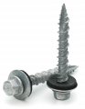Hex Washer Head Hi-lo Thread Mechanical Galvanized Roofing Screws 10 X 1-1 2 Qty 1000 