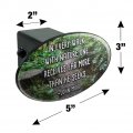 In Every Walk With Nature John Muir Oval Tow Trailer Hitch Cover Plug Insert