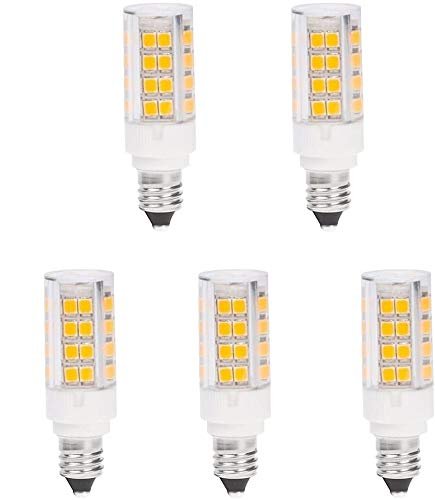 Dimmable E11 Mini Candelabra Base Led Bulbs T4 Jd 120v Halogen Replacement Warm White 3000k 3 5w 35w Equivalent De11-45s-ww 5