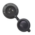 Nema L5 30p Power Inlet Port Plug Assembly With 10awg Cord 6 Ft 30 Amp 125 Volt Twist Lock Male Connector Black 79636 
