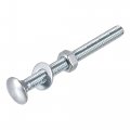 Uxcell 5 16-18 X 4 Square Neck Carriage Bolts With Nuts Washers Carbon Steel Coach Bolt Screws Set