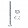 Uxcell 5 16-18 X 4 Square Neck Carriage Bolts With Nuts Washers Carbon Steel Coach Bolt Screws Set