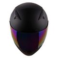 1storm Motorcycle Bike Full Face Helmet Booster Matt Black