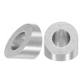 5 Pcs 32 Id Angle Washer 316 Stainless Steel 30 Degree Beveled For 1 8 3 16 Wire Rope Cable Application Stair Ends Silver 
