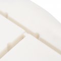 Kuafu Seat Foam Bottom Cover Compatible With 2001-2004 Toyota Tundra Replacement Cushion Driver Side White Tan 2 Packages