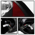 Acanii For 2002 2003 2004 Acura Rsx Dc5 Black Housing Led Perform Tail Brake Lights Lamps Driver Passenger Side