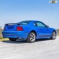 Usr Unique Style Racing Rear Bumper Red Led Smoked Lens Side Marker Lights Lamp Assembly Left Right For 1999-2004 Ford Mustang 