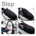 Uxcell Xl Black Motorcycle Scooter Net Mesh Seat Full Cover Breathable Protector Cushion