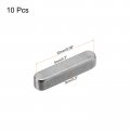 Uxcell 10pcs Round Ended Feather Key 5 X 25mm Stainless Steel Parallel Drive Shaft Stock For Type Fastening Connection