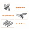 Uxcell 10pcs Round Ended Feather Key 5 X 25mm Stainless Steel Parallel Drive Shaft Stock For Type Fastening Connection