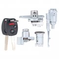 Newyall Pack Of 5 Ignition Switch Cylinder Lock Door Barrel Tailgate Trunk And Fuel Cap W Keys