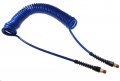 Coilhose Pneumatics Pu38-25b-b Flexcoil Polyurethane Coiled Air Hose 8-inch Id 25-foot Length With 2 3 Reusable Strain Relief 