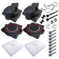 Air Pump Rebuild Complete Kit For Hp-80-0117 Hp-80-0110 For H365 H450 H500 La500 Lar500 H600 With White Switch 