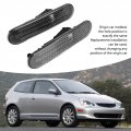 Aramox Bumper Side Marker Lamp Shade Two Pieces Car Interior Modification For Honda Civic Si Ep3 3 Door 2002-2005 Light Cover