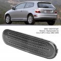 Aramox Bumper Side Marker Lamp Shade Two Pieces Car Interior Modification For Honda Civic Si Ep3 3 Door 2002-2005 Light Cover
