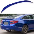 Painted Still Night Pearl Blue Finish Jdm Akasaka Style Flush Fit Trunk Lid Spoiler Compatible With 2018-2021 Honda Accord
