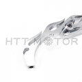 Httmt Mt400-011 Jpbolt- For Set Chrome Side Rear View Mirrors Universal Right Left Turn 8mm 10mm Adapters