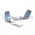 Httmt Mt400-011 Jpbolt- For Set Chrome Side Rear View Mirrors Universal Right Left Turn 8mm 10mm Adapters