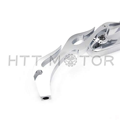 Httmt Mt400-011 Jpbolt- For Set Chrome Side Rear View Mirrors Universal Right Left Turn 8mm 10mm Adapters