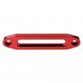 10 Anodized Red Mount Cnc Machined Hawse Fairlead Compatible With Synthetic Winch Rope Cable Lead Guide 8000-15000 Lbs