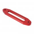10 Anodized Red Mount Cnc Machined Hawse Fairlead Compatible With Synthetic Winch Rope Cable Lead Guide 8000-15000 Lbs