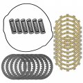 Caltric Clutch Friction Steel Plates And Springs Gasket Kit Compatible With Yamaha Wr450f 2016-2018