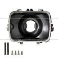 5 X 7 Headlight Bucket Metal Black With Bezel Stainlessi Fit Peterbilti Kenworthi International Freightliner Fl50 60 70 80 106
