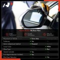 A-premium Driver Side Power Door Mirror Compatible With Toyota Camry 2018 2019 2020 2021 2022 Heated Manual Folding W Turn