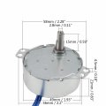 Jutagoss Tyc-50 Synchronous Motor Turntable Synchron 4w Ac 110v 5-6rpm Cw Ccw Double Flat Tapping Shaft Cup Turner Spinning For