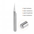 Uxcell Wood Engraving Bit Solid Carbide 3 175mm 1 8 Shank 15 Degree 0 1mm Tip Cnc Router Tool For Acrylic Pvc Mdf Pcb Carving