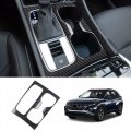 Yofamo For Tucson 2022 2023 Abs Carbon Fiber Gear Shift Box Panel Trim Cup Holder Frame Cover Interior Accessories Hyundai