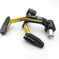 Smt-adjustable Angel Length Gold Black Total Cnc 22mm Protector Proguard Pro Brake Clutch Lever Protect Guard For Suzuki Gsx 