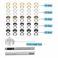 Grommet Tool Kit 100 Sets 3 16 Copper Grommets Eyelets With Pcs Install 5 Colors 5mm Inside Dia