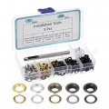 Grommet Tool Kit 100 Sets 3 16 Copper Grommets Eyelets With Pcs Install 5 Colors 5mm Inside Dia
