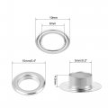 Grommet Tool Kit 100 Sets 3 16 Copper Grommets Eyelets With Pcs Install 5 Colors 5mm Inside Dia