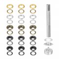 Grommet Tool Kit 100 Sets 3 16 Copper Grommets Eyelets With Pcs Install 5 Colors 5mm Inside Dia 