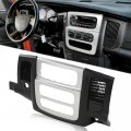G-plus Center Dash Trim Bezel Radio Surround Panel Compatible With Dodge Ram 1500 2002-2005 Fits 2500 3500 2003-2005 Black