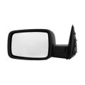 Door Mirror For Dodge Ram 1500 2009 2010 Driver Side Manual Adjust Non Heated Folding Textured Black Ch1320308 55372069ah 