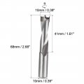 Uxcell Brad Point Drill Bits For Wood 10mm X 68mm Right Turning Carbide Woodworking Carpentry Drilling Tool