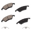 D1342 Front Ceramic Disc Brake Pad Set With Hardware For Mercedes Benz C250 C300 C350 Cls400 E250 E300 E350 E400 E550 Slc300 