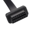 Obd2 Splitter Cable 16 Pin Male To 3 Female Extension Adapter For Vehicles Diagnostic Use