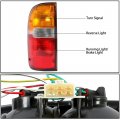 Hecasa Tail Light Assembly Compatible With 1995-2000 Toyota Tacoma Driver Side Signal Brake Lamp Taillight W Bulb S Replacement