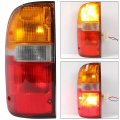 Hecasa Tail Light Assembly Compatible With 1995-2000 Toyota Tacoma Driver Side Signal Brake Lamp Taillight W Bulb S Replacement