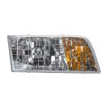Headlight Assembly Ford Crown Victoria 1998 To 2011 Passenger Side Replacement For Fo2503200 And 4w7z13008b Halogen Clear Lens 