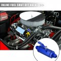 X Autohaux Car Motorcycle An6-6an Orb 9 16 -18 Sae Thread 3 Npt Male Flare Fitting Aluminum Alloy Inline Fuel Shut Off Valve 8