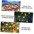 Angoily 1pc Light Strip Dimmer Table Lamp Sensor Led Touch Intelligence Dc Plastic