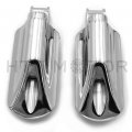 Httmt Mt216-106 Pa008x2 Skull Rubber Footpeg Compatible With Goldwing Gl1500 Valkyrie Shadow 1100 Ace Tourer