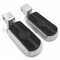 Httmt Mt216-106 Pa008x2 Skull Rubber Footpeg Compatible With Goldwing Gl1500 Valkyrie Shadow 1100 Ace Tourer